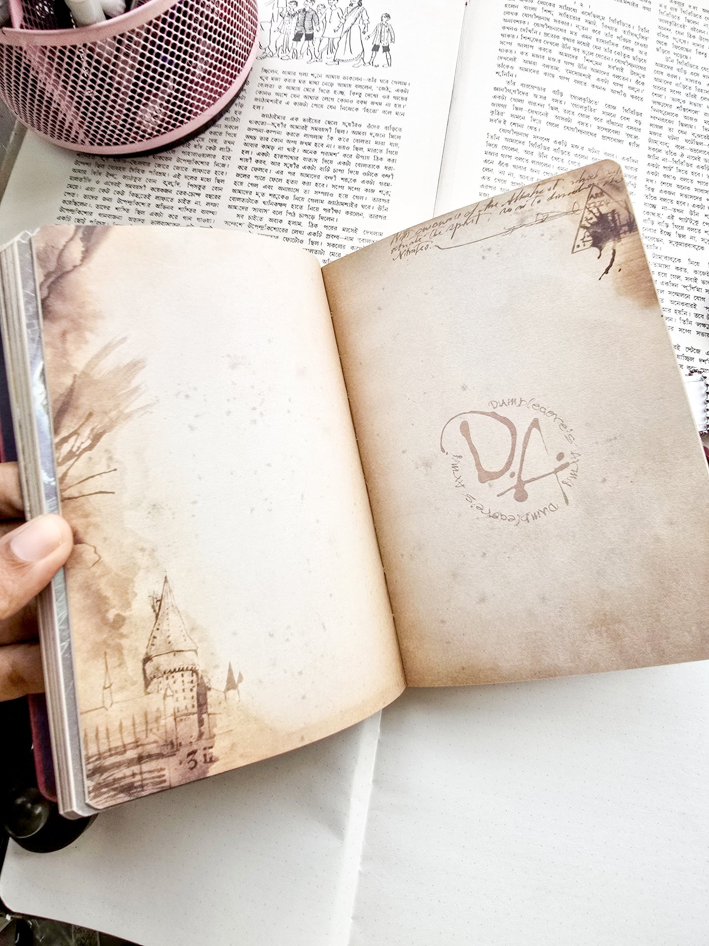 MG26610 | Harry Potter themed Notebook Featuring a 3D Chibi-Style Character On The Cover .Lock To Keep It Closed Securely