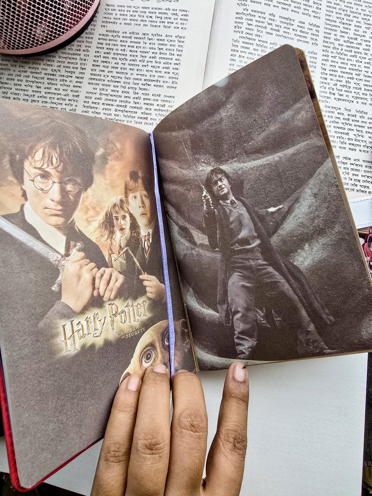MG26610 | Harry Potter themed Notebook Featuring a 3D Chibi-Style Character On The Cover .Lock To Keep It Closed Securely