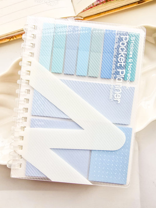 SN-18 | Pocket Planner A6 Note Book With Sticky Notes |