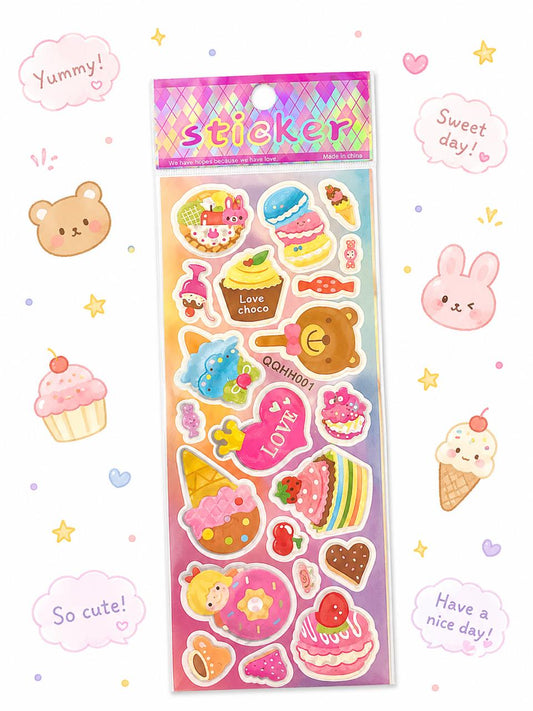 QQHH001 | Kawaii Stickers Set For Kids |
