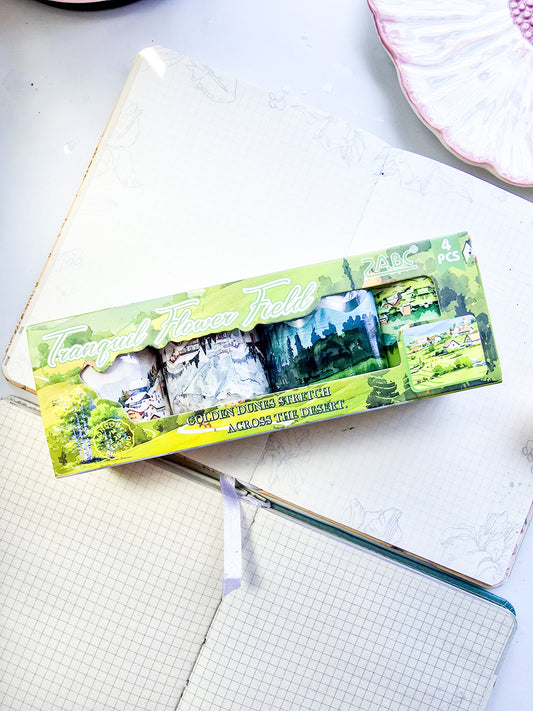 Rhdy-202 | PET | 1pc Sticker Roll | Tranguil Flower Field |