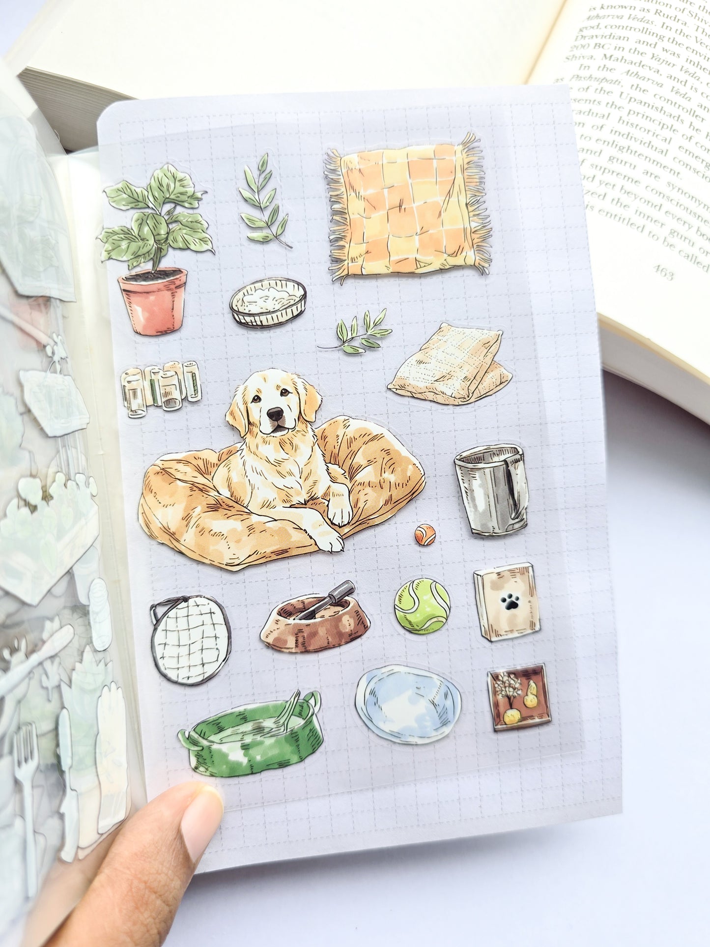 YXFW-403 | Stream Hours  | PET | Sticker Book Over 200 Stickers | 150* 100mm