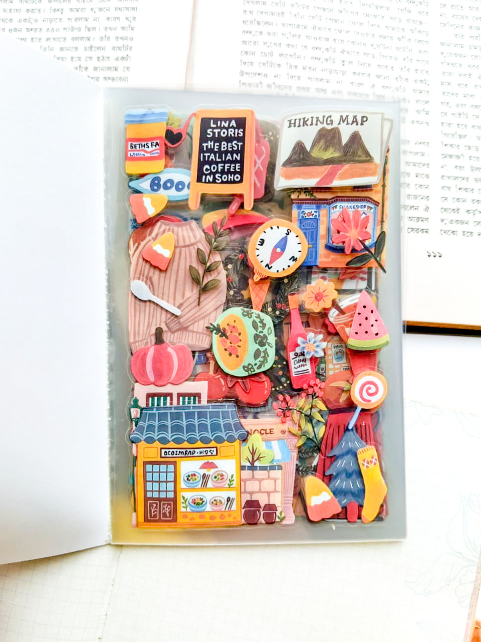 TMSZ-403 | Sweet Dream In The Journal PET Dreamland Sticker Book 20Pcs Over 300 Sticker | 150* 100mm