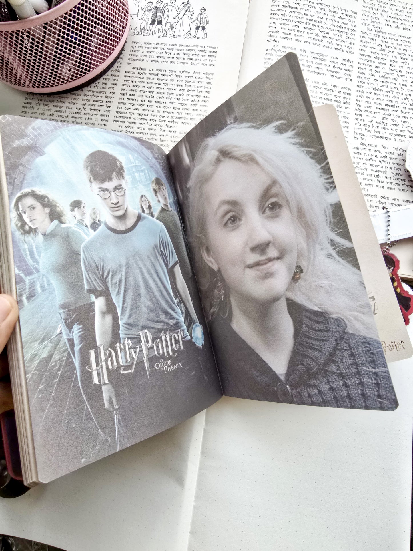 MG26610 | Harry Potter themed Notebook Featuring a 3D Chibi-Style Character On The Cover .Lock To Keep It Closed Securely
