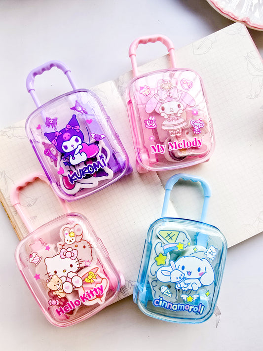 375 | Hello Kitty Cute Cat Trolley Basket Kawaii Eraser |