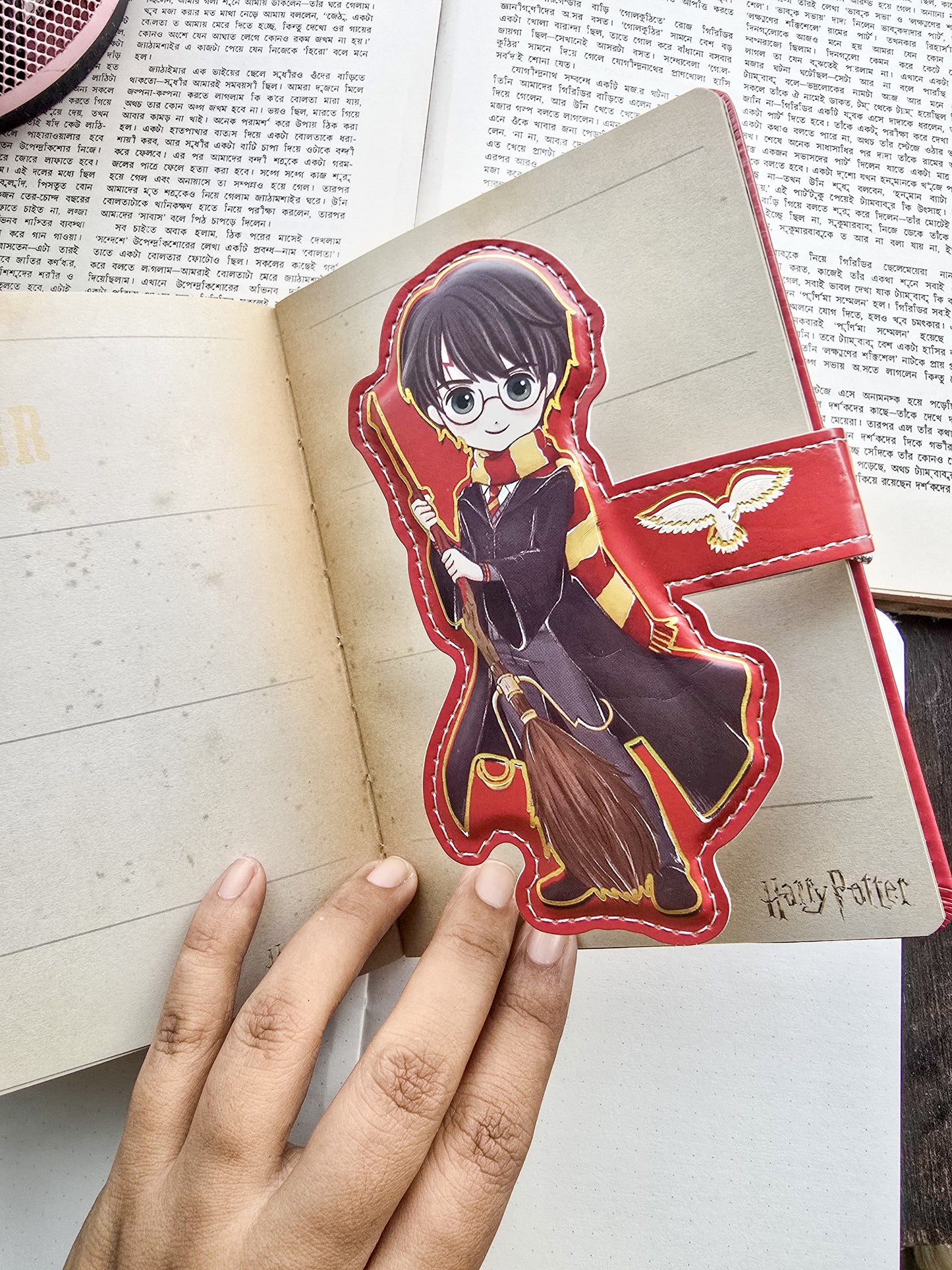 MG26610 | Harry Potter themed Notebook Featuring a 3D Chibi-Style Character On The Cover .Lock To Keep It Closed Securely