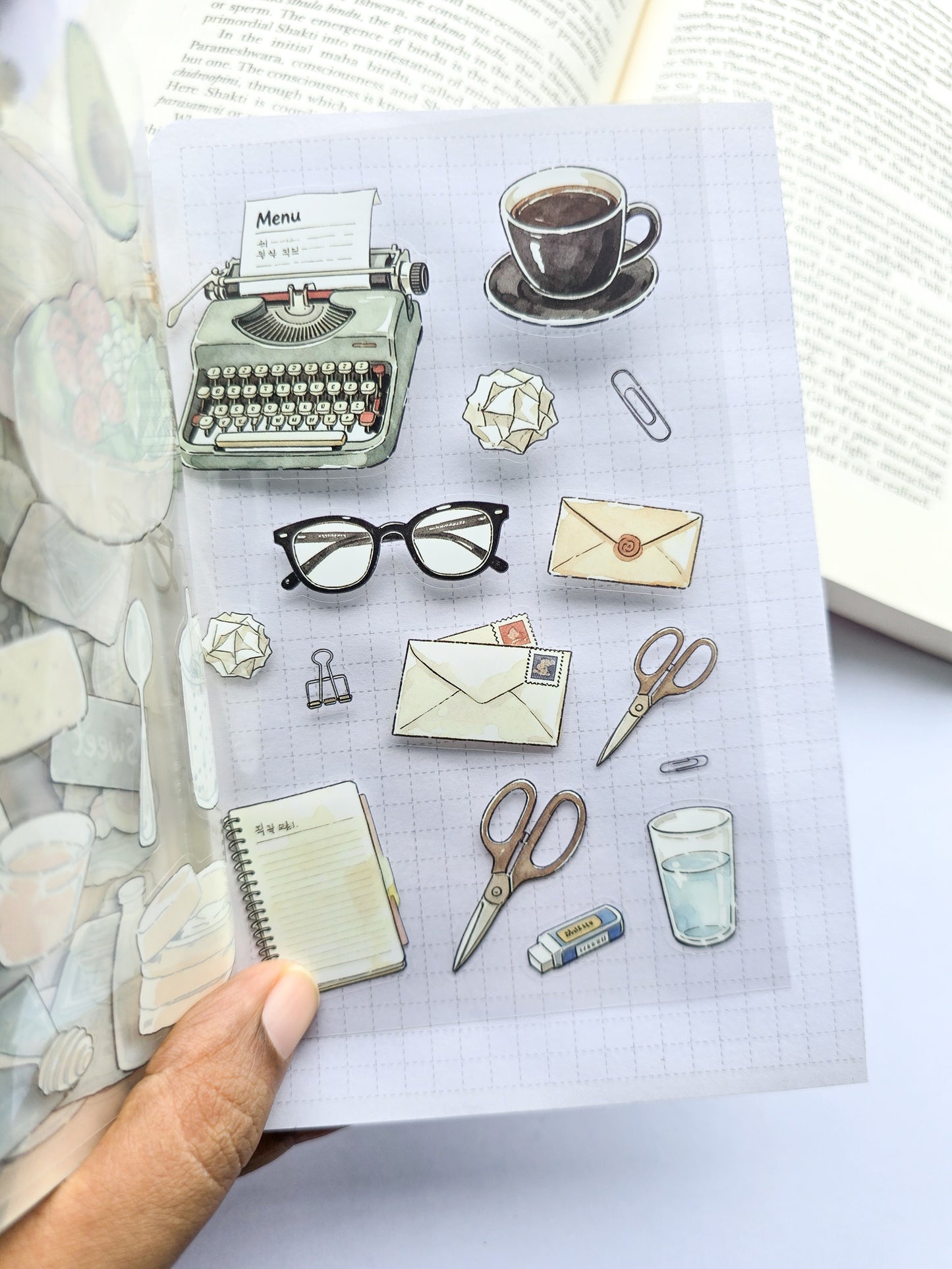 YXFW-401 |  Cozy Bites In Time | PET | Sticker Book Over 200 Stickers | 150* 100mm