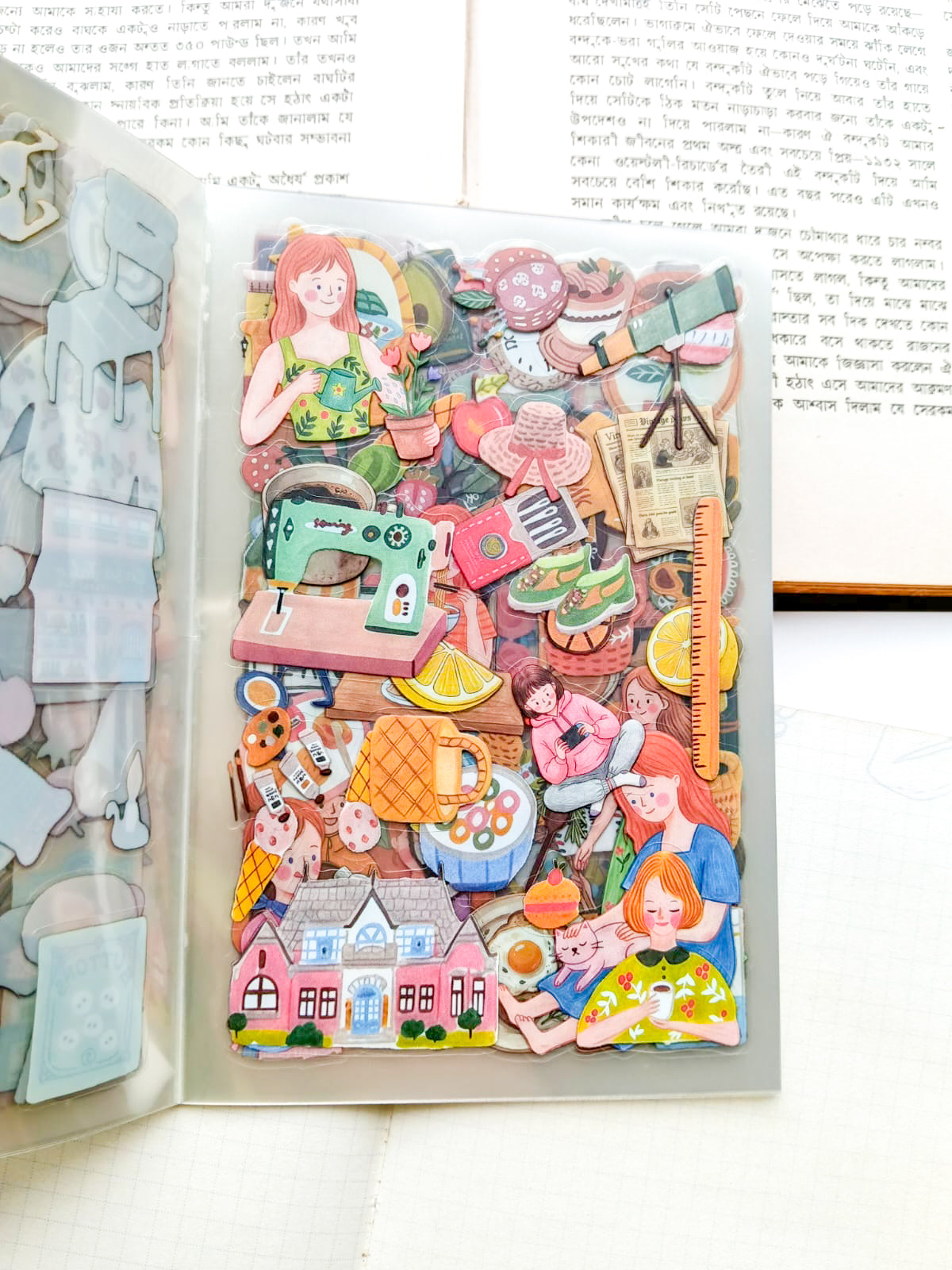 TMSZ-402 | Sweet Dream In The Journal PET Dreamland Sticker Book 20Pcs Over 300 Sticker | 150* 100mm