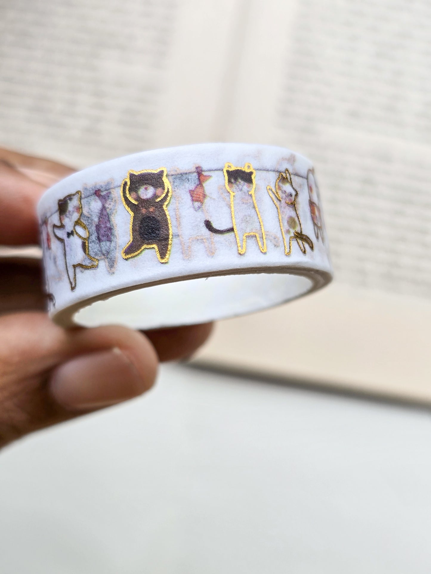 MG7836H | Kawaii Cat Washi Tape 1pcs | 1.50mm