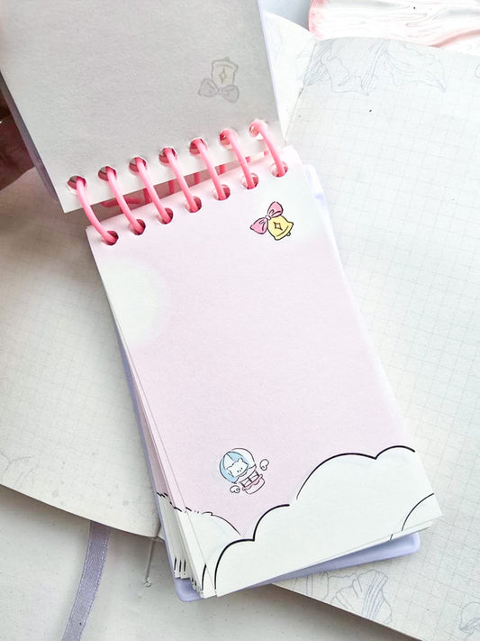 JGXQ100964-5758 | Cream Cat | Kawaii Notebook | 6.3*10.7 cm |