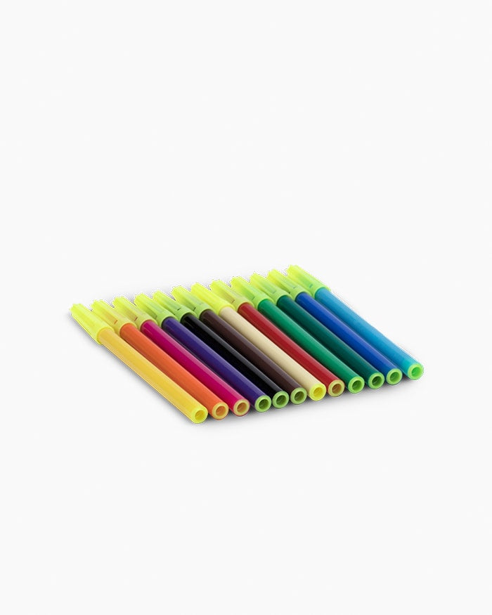 Camlin Sketch  Pens | Assorted  pack  of  12  shades,  Full  size