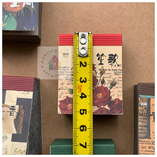 #YXSCZ030 DIY365-6 Vellum Ephemera Set of 365 No Repeat (Size: 5cmx4cm) Scroll Down to see Product Video