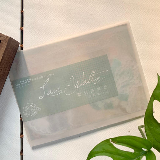 YWQ004 -  Journal Paper, Transparent Stickers Combo | 20 Pcs | Within 100-140 mm