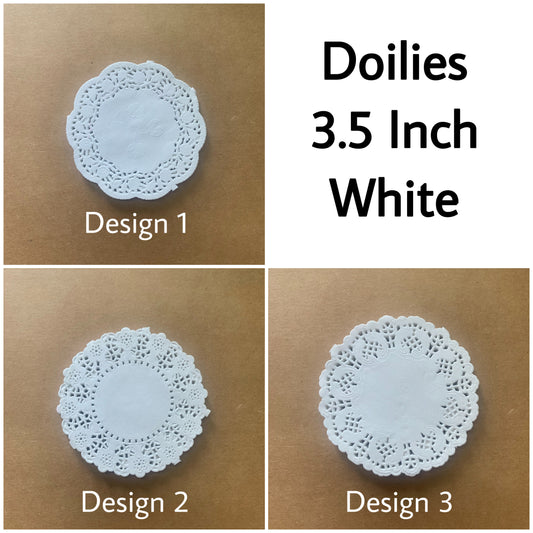 Doilies White | 3.5 Inches | 1 Pack 100 pcs