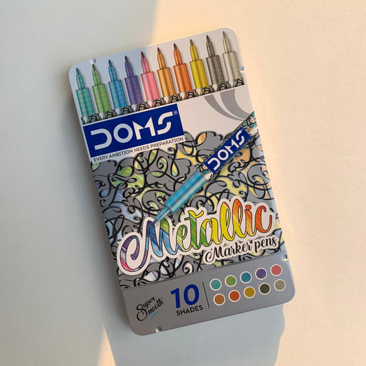 Doms Metallic Marker Pen Set of 10